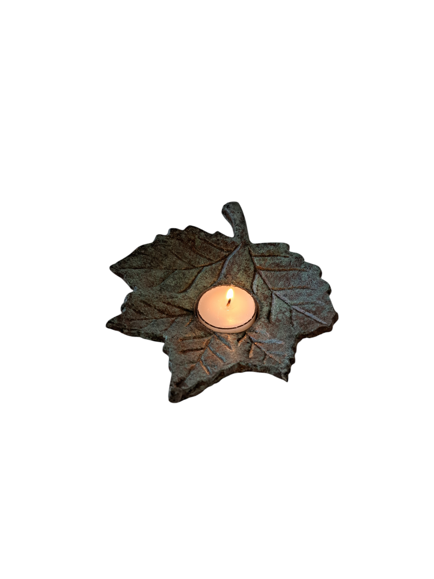 Candleholder Maple leaf