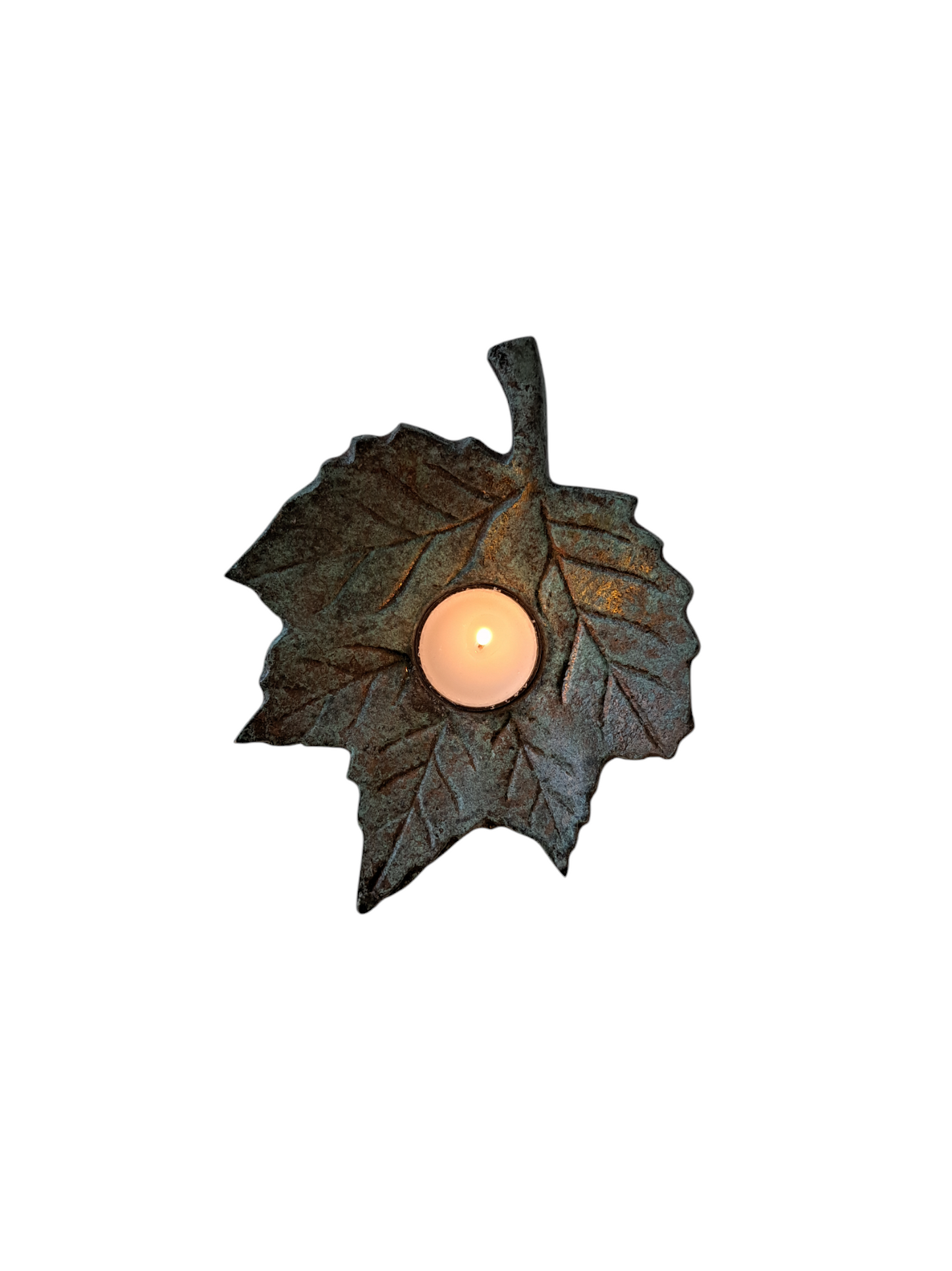 Candleholder Maple leaf