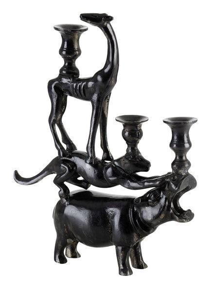 Hippo/Tiger/Giraffe Candle Holder