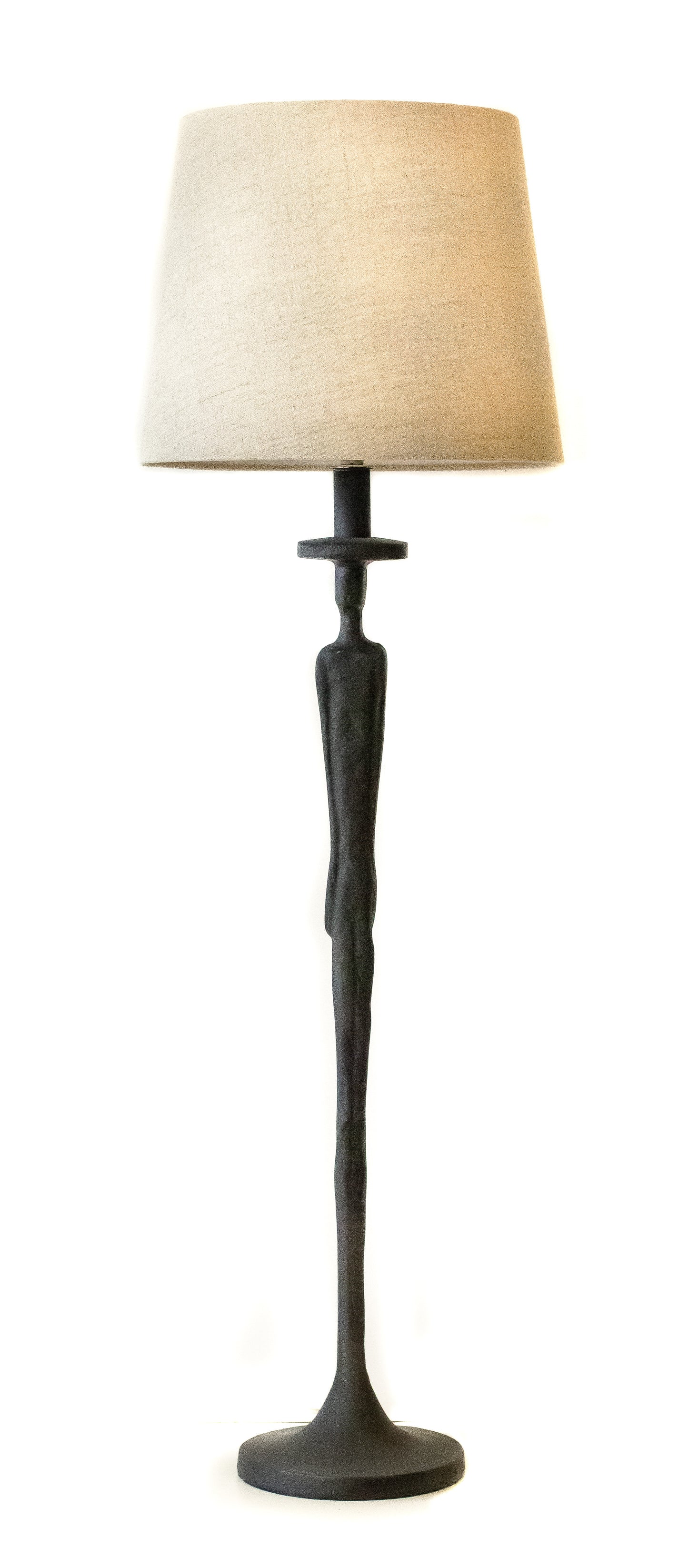 Woman lamp Black