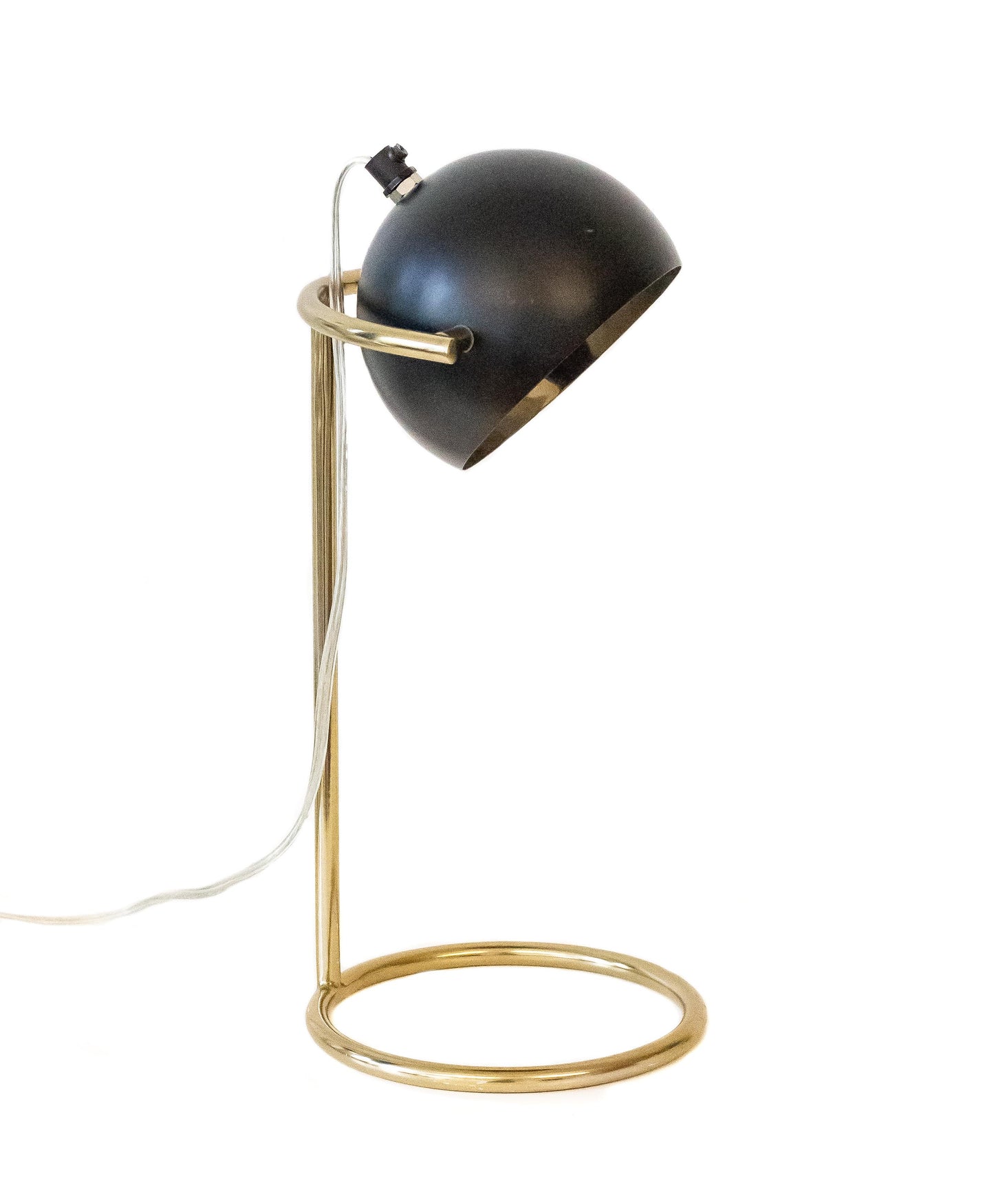 Table Lamp Black & Brass Color