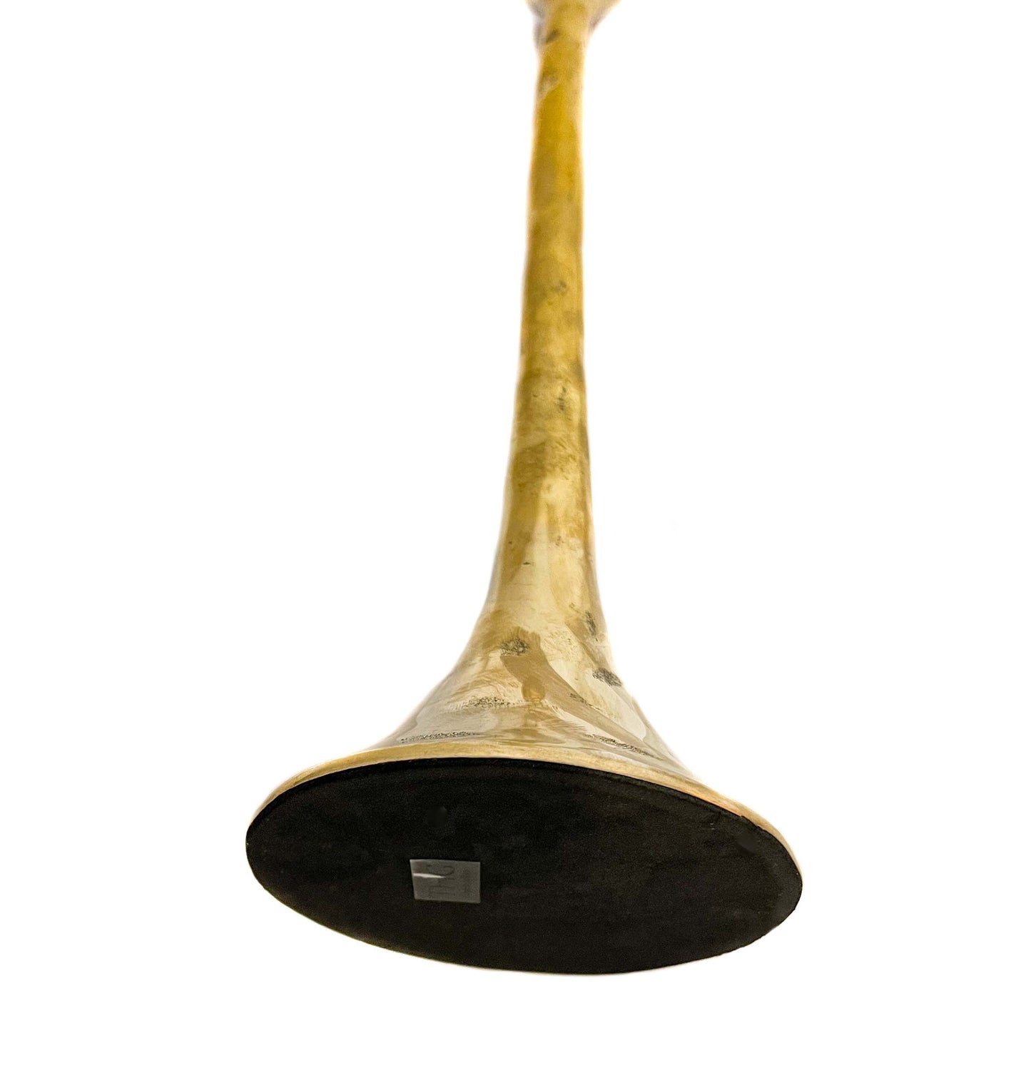 Gold Trumpet Candleholder