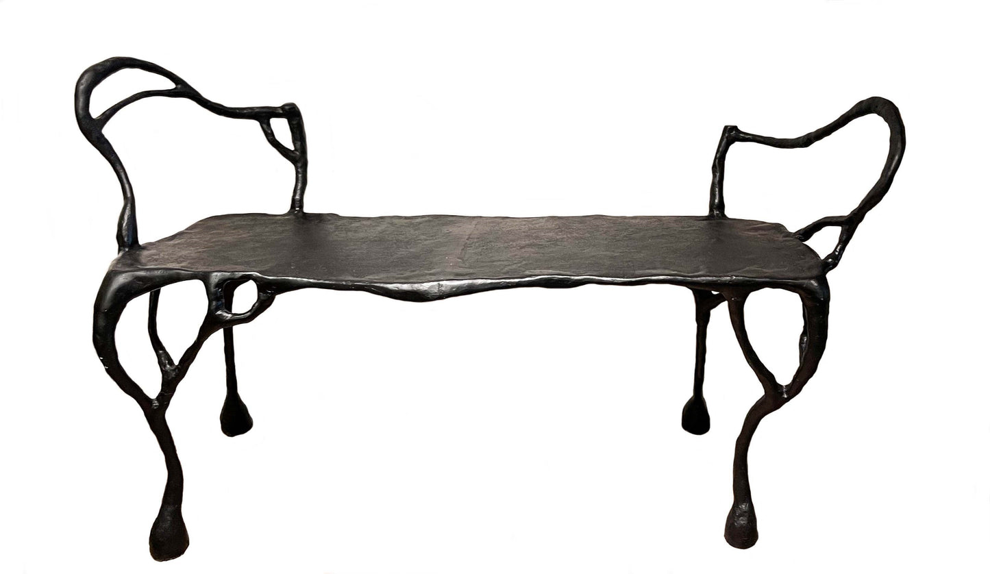 Twig Bench Black